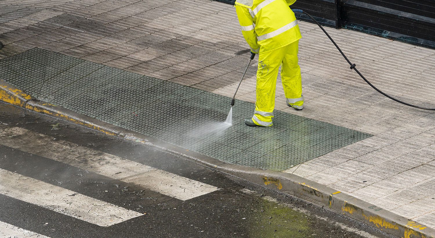 Parking Lot Pressure Washing
